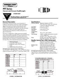 Thumbnail of document Manual - PFTFS Vacuum & Pressure Plate Feedthroughs for Sealing Wire & Cable